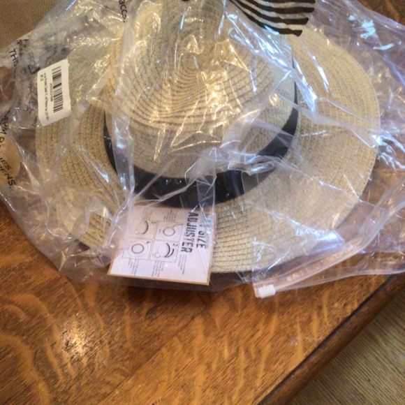 Womens Panama Straw Fedora Hat UPF50 NWT main image 4